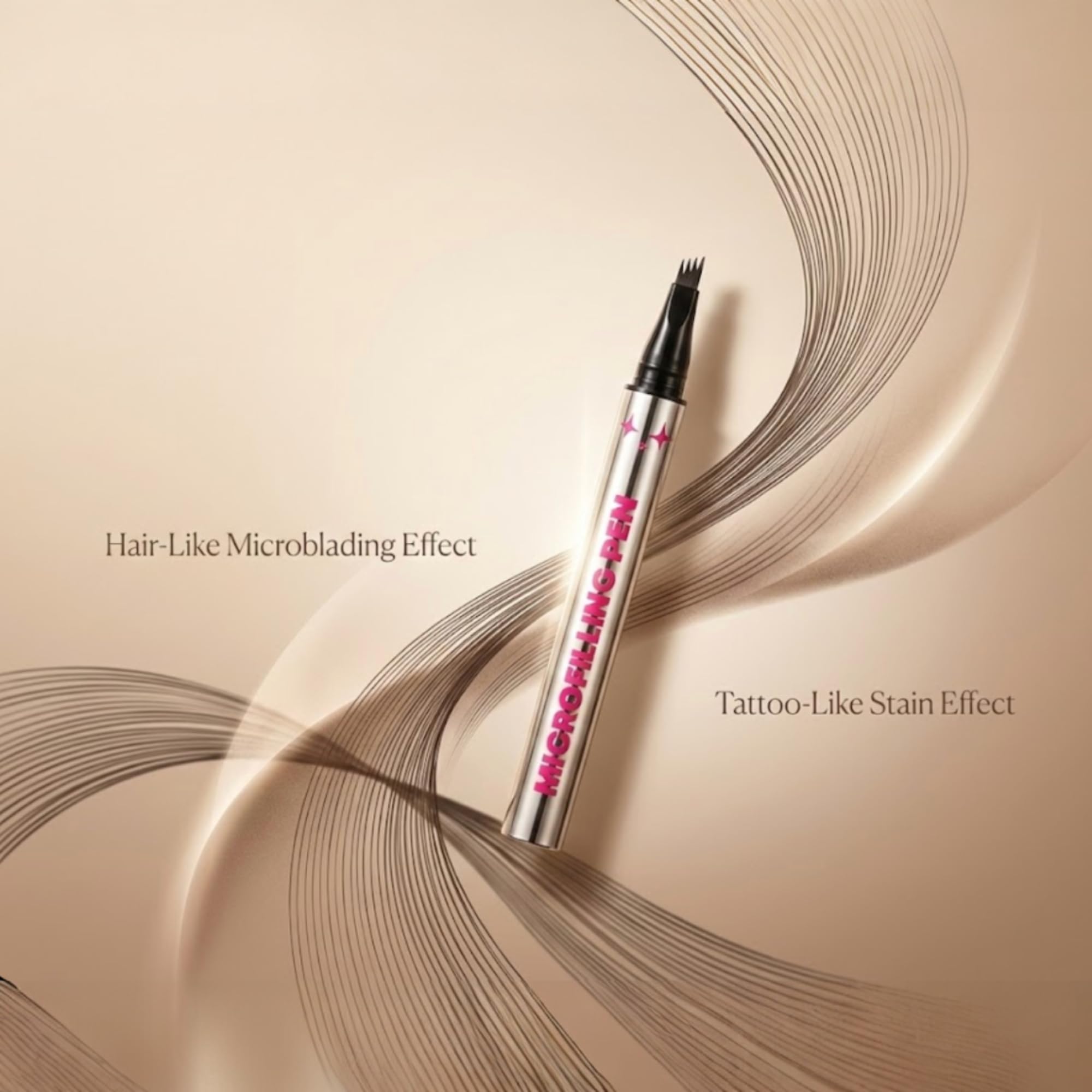 C-LUX Microfilling Eyebrow Pen helping shape sparse brows