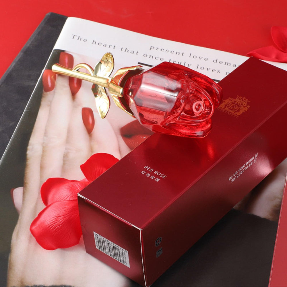 CLY AMS Gift-worthy rose bottle ready for special occasions.
