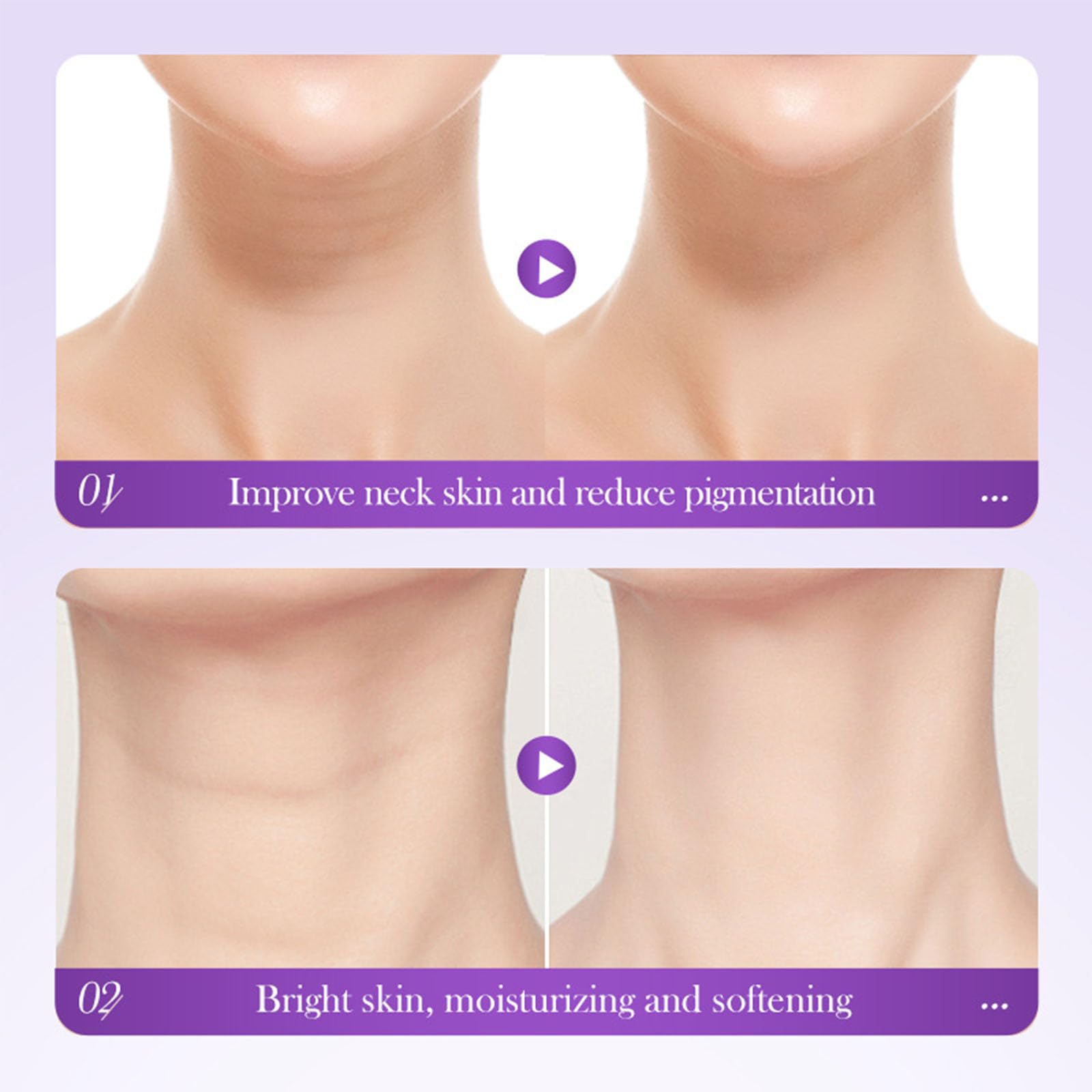 CLY AMS neck cream safe and gentle formula suitable for sensitive skin.