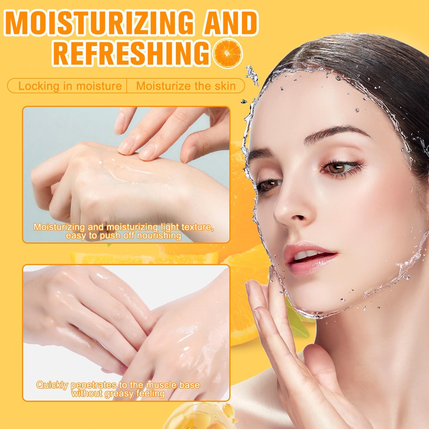 CLYXQP VC Toner swirl application demonstrates quick absorption for smooth skin.