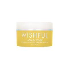 Close-up of the jar highlights whipped texture and luxe finish for smooth application.