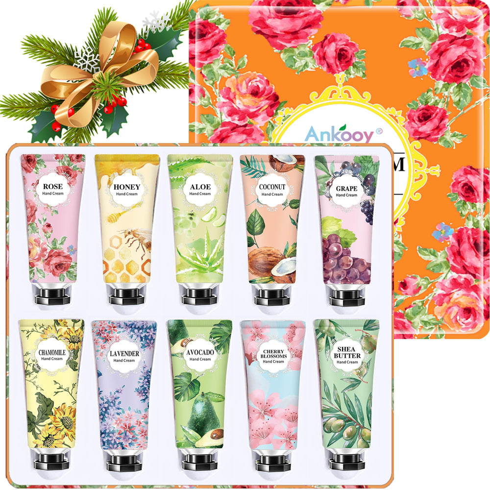 CMWGKBC 10 pack hand cream set with assorted fragrances for daily use.