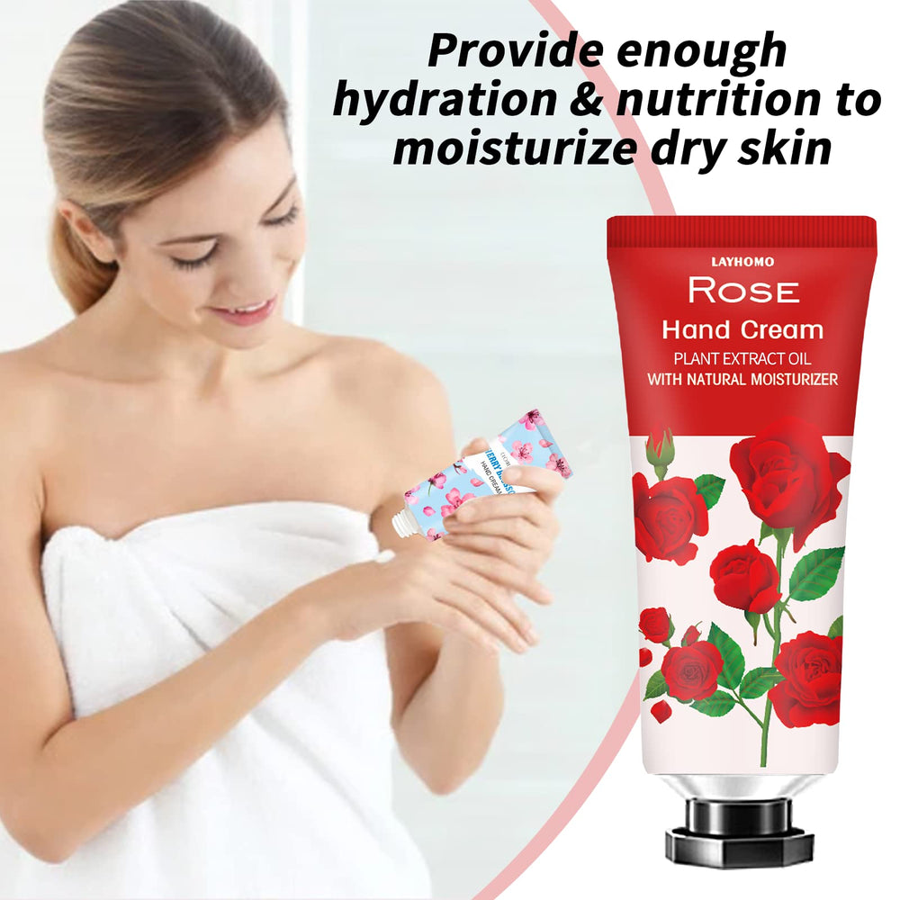 CMWGKBC 74-pack peach fragrance hand cream brightens mood and nourishes skin.