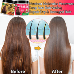 CMWGKBC argan coconut oil hair mask highlights nourishing oils for strength.