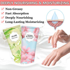CMWGKBC rose scented hand cream tube for smooth scented hands.
