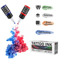 CNC Tattoo Ink Set 15ml packaging box highlighting professional kit