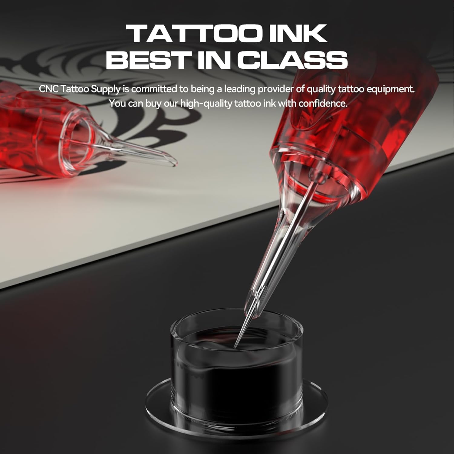 CNC Tattoo Ink Set professional artist workflow in studio setting