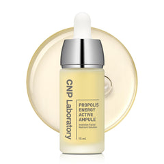 CNP Honey Glow Serum bottle shows radiant hydration.