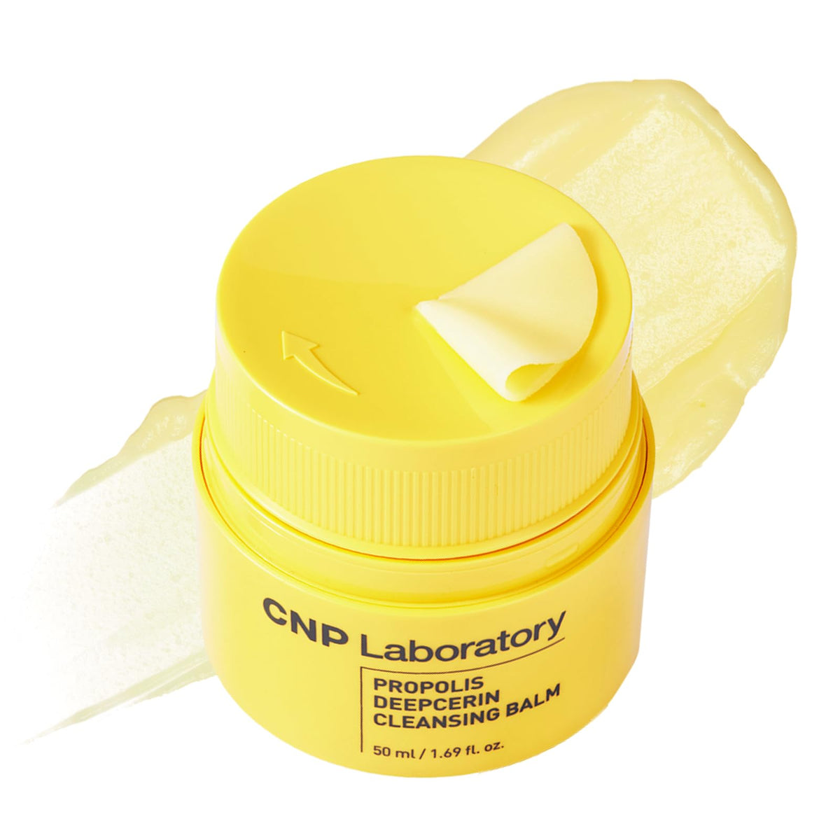 CNP Propolis Deepcerin Cleansing Balm twist-up packaging for mess-free removal