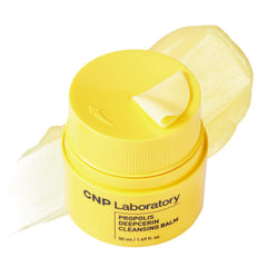 CNP Propolis Deepcerin Cleansing Balm twist-up packaging for mess-free removal