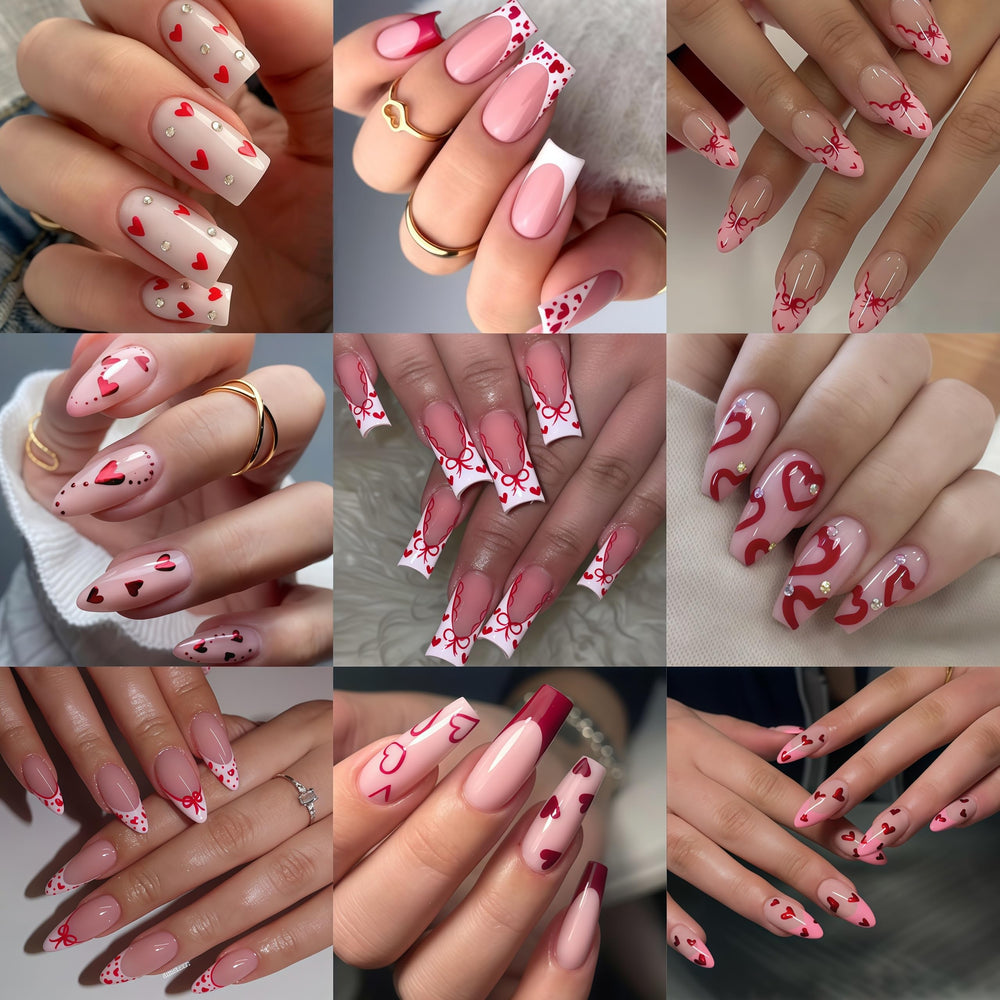 CnSybaris heart decal kit for creative DIY nails