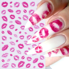 CnSybaris pink lips decal adds feminine flair at a glance