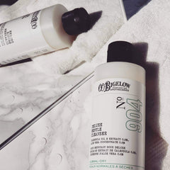 C.O. Bigelow Deluxe Gentle Cleanser close-up with aloe ingredients highlighting soothing care.
