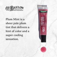 Three Plum Mentha lip tint tubes in a bag-ready set for on-the-go hydration
