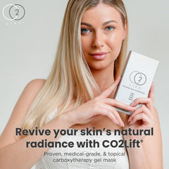 CO2Lift under-eye mask close-up reducing puffiness