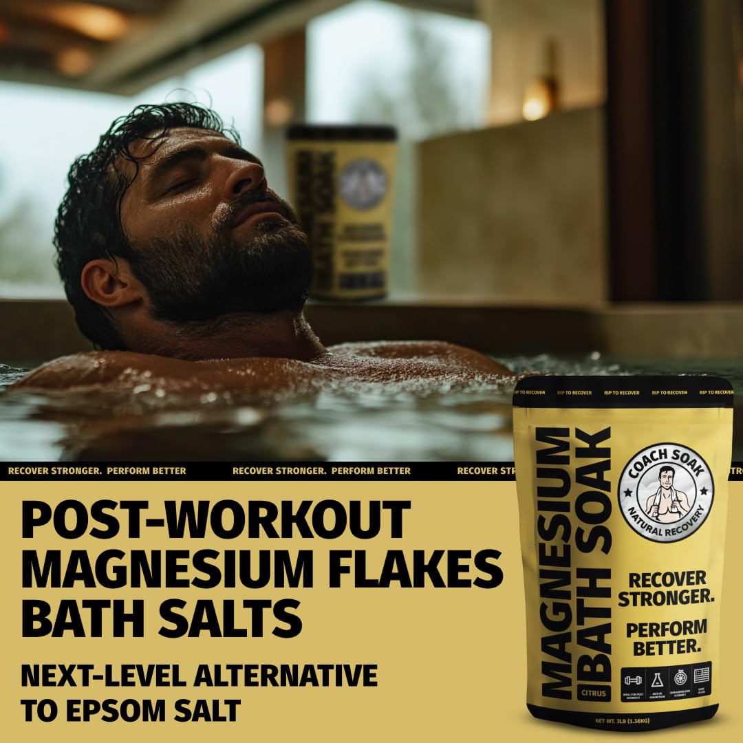 Spa bathroom scene emphasizes luxurious aromatics and relaxation after workouts.