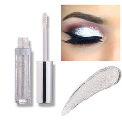 Coalitione liquid eyeshadow with 12 colors in a bottle delivers long-lasting shimmer.