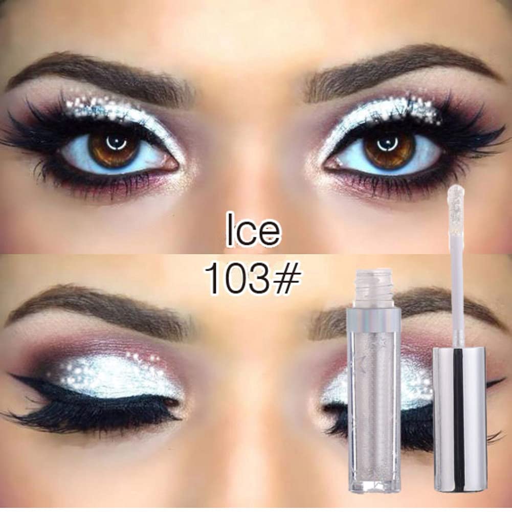 Coalitione shimmering eyeshadow swirl shows sparkling particles for dimension.