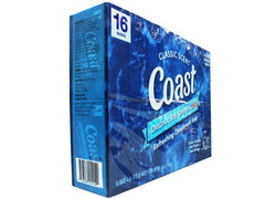 Coast deodorant soap bar leaves skin clean and refreshed after use.