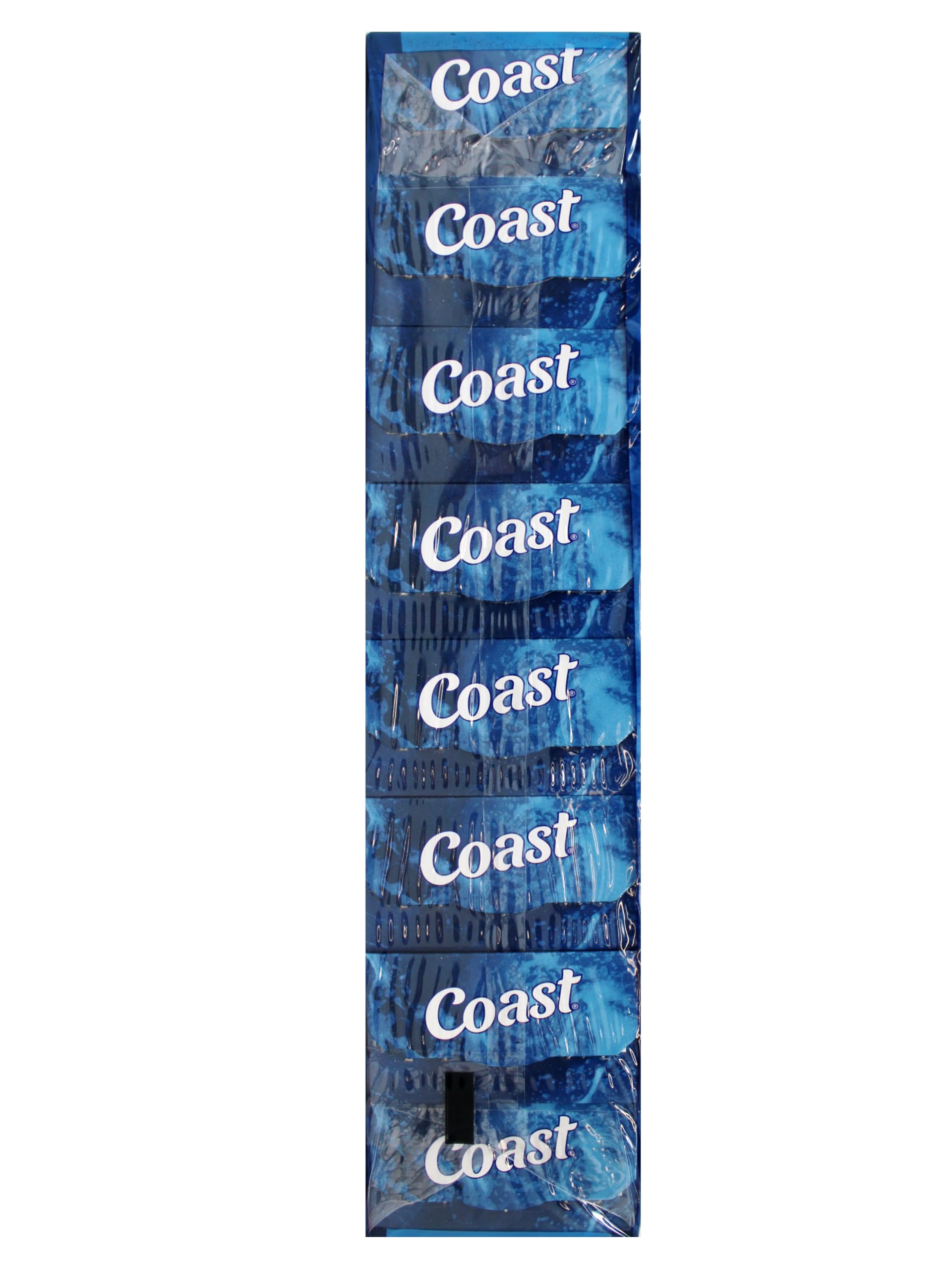 Coast deodorant soap bar offers a refreshing wake-up call to energize your routine.