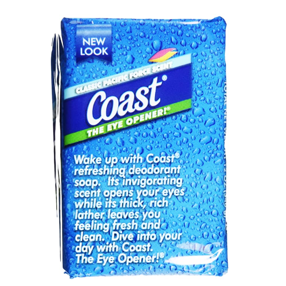 Coast Original Blue bar on sink, ready for daily cleansing.