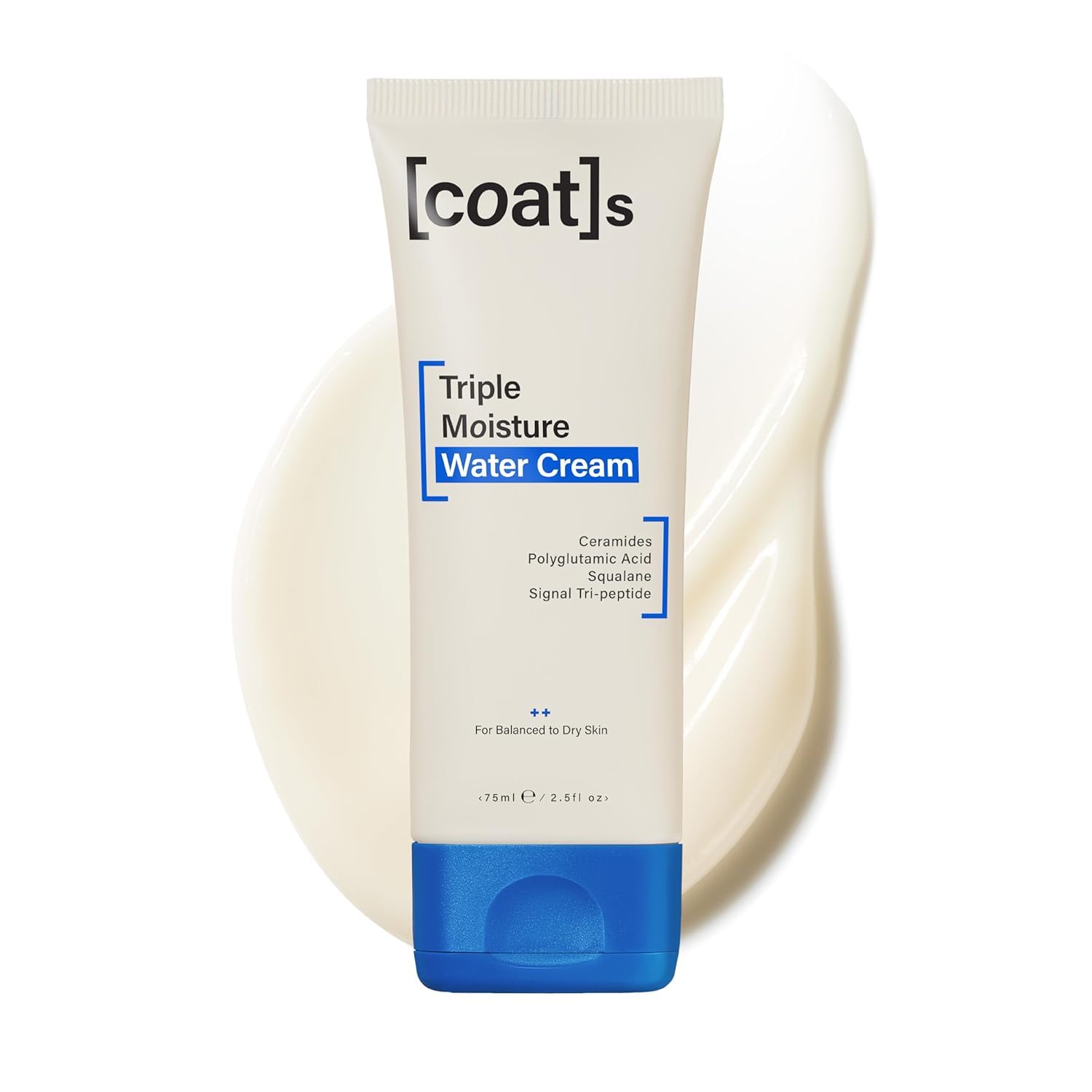 COATS Triple Moisture Water Cream jar shows weightless hydration for balanced skin.