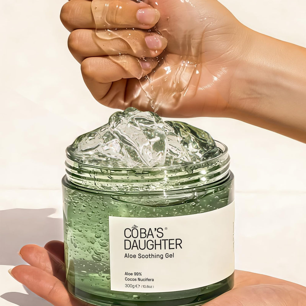 COBA'S DAUGHTER fast-absorbing gel with non-sticky finish.