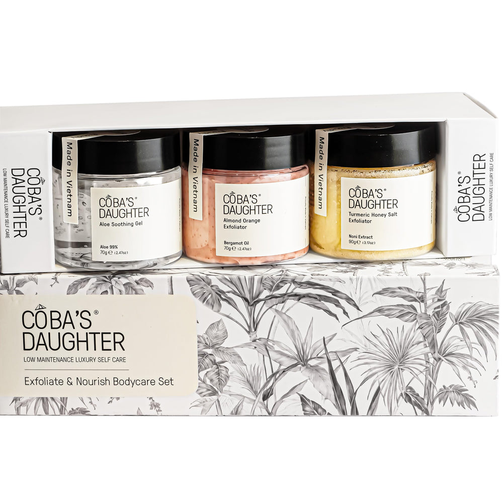 COBA'S DAUGHTER Honey Turmeric Scrub bottle for radiant, nourished skin