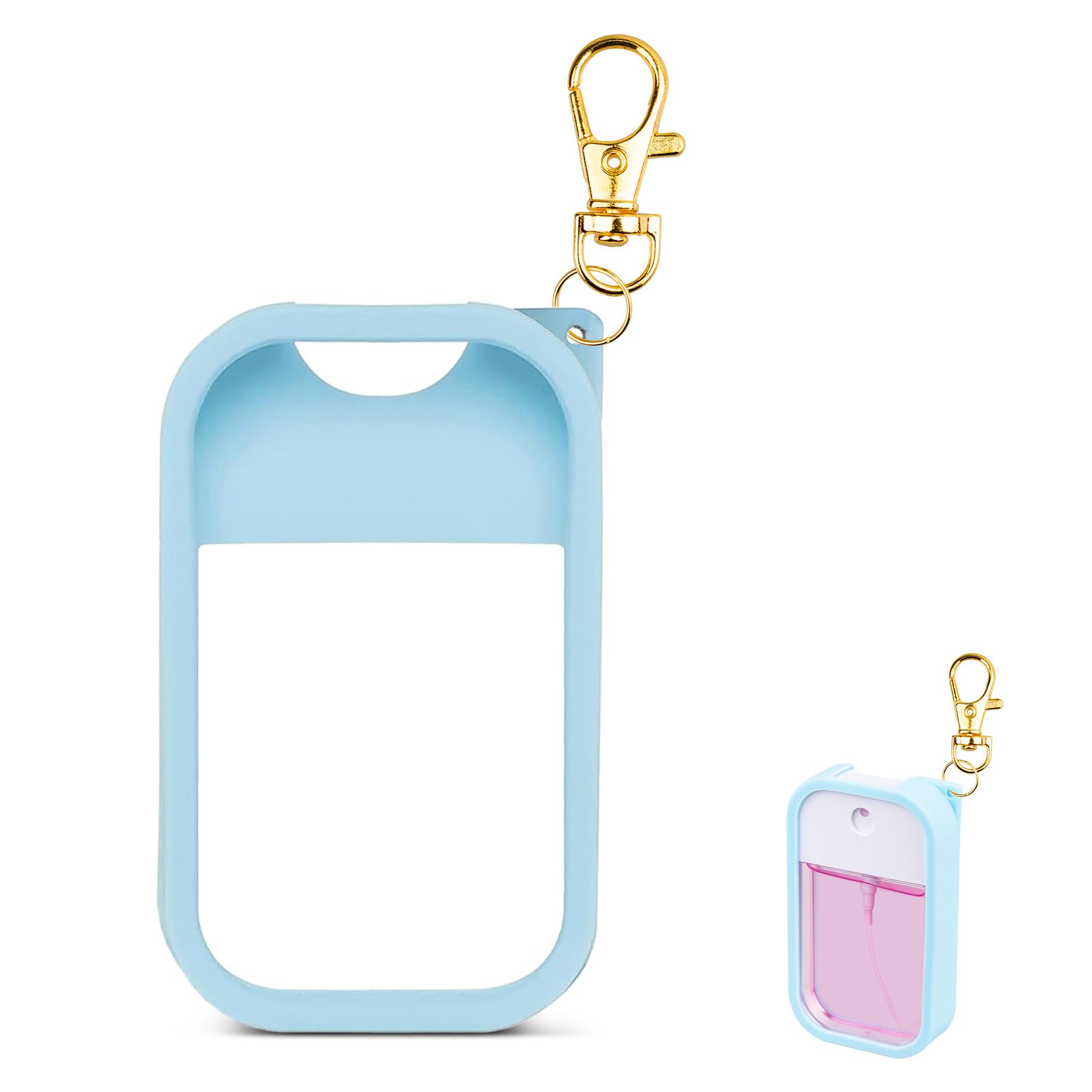 COCGVEL blue silicone case for Touchland Power Mist, snug fit and stylish protection