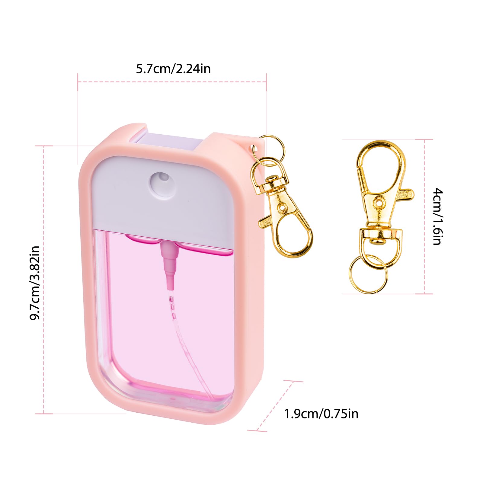 COCGVEL case for Power Mist and Glow Mist 1 oz bottle