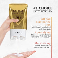 COCOBEAUTY AH-8 roller in use on the neck for smooth hydration