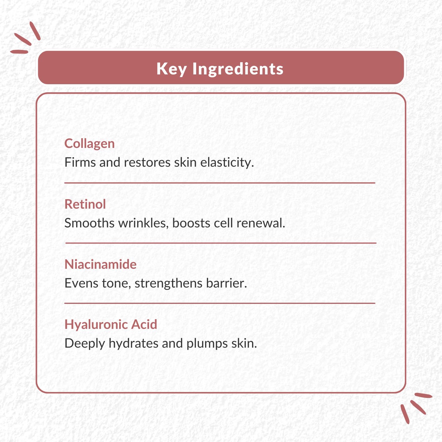 Hibiscus and aloe vera botanical extracts visual indicating soothing care.