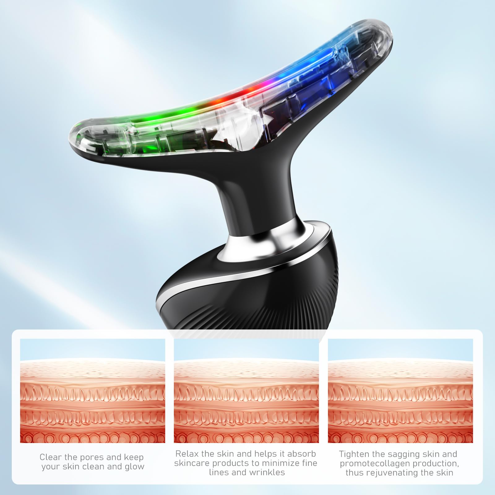 Cocobeen Face Neck Tool side view highlighting comfortable grip