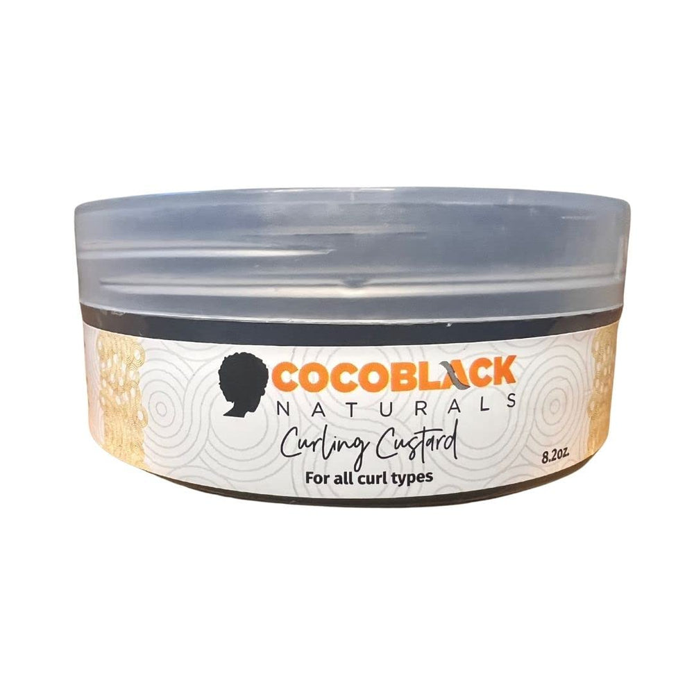Twisting or styling with firm hold using CocoBlack Curling Custard