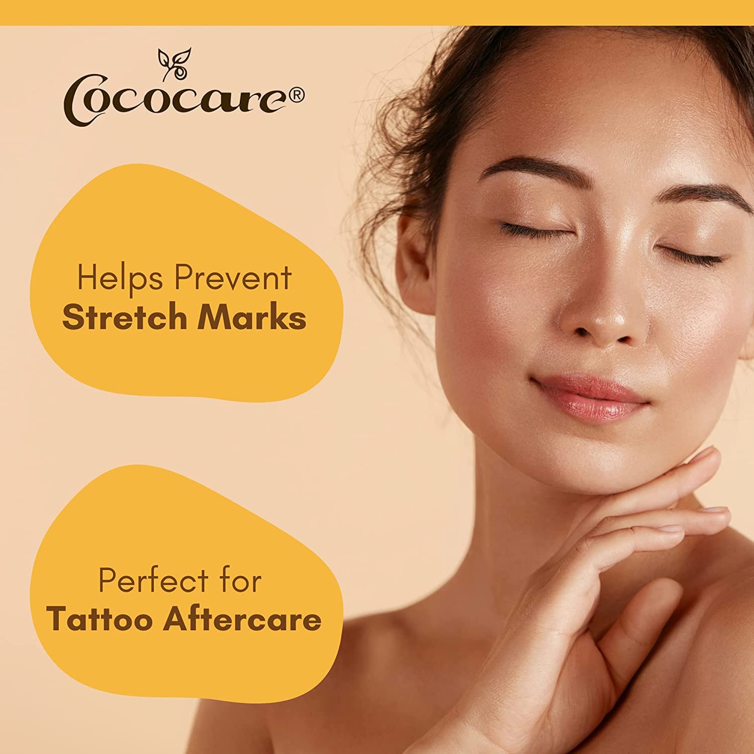 COCOCARE Cocoa Butter Stick on rough elbows demonstrates lasting hydration