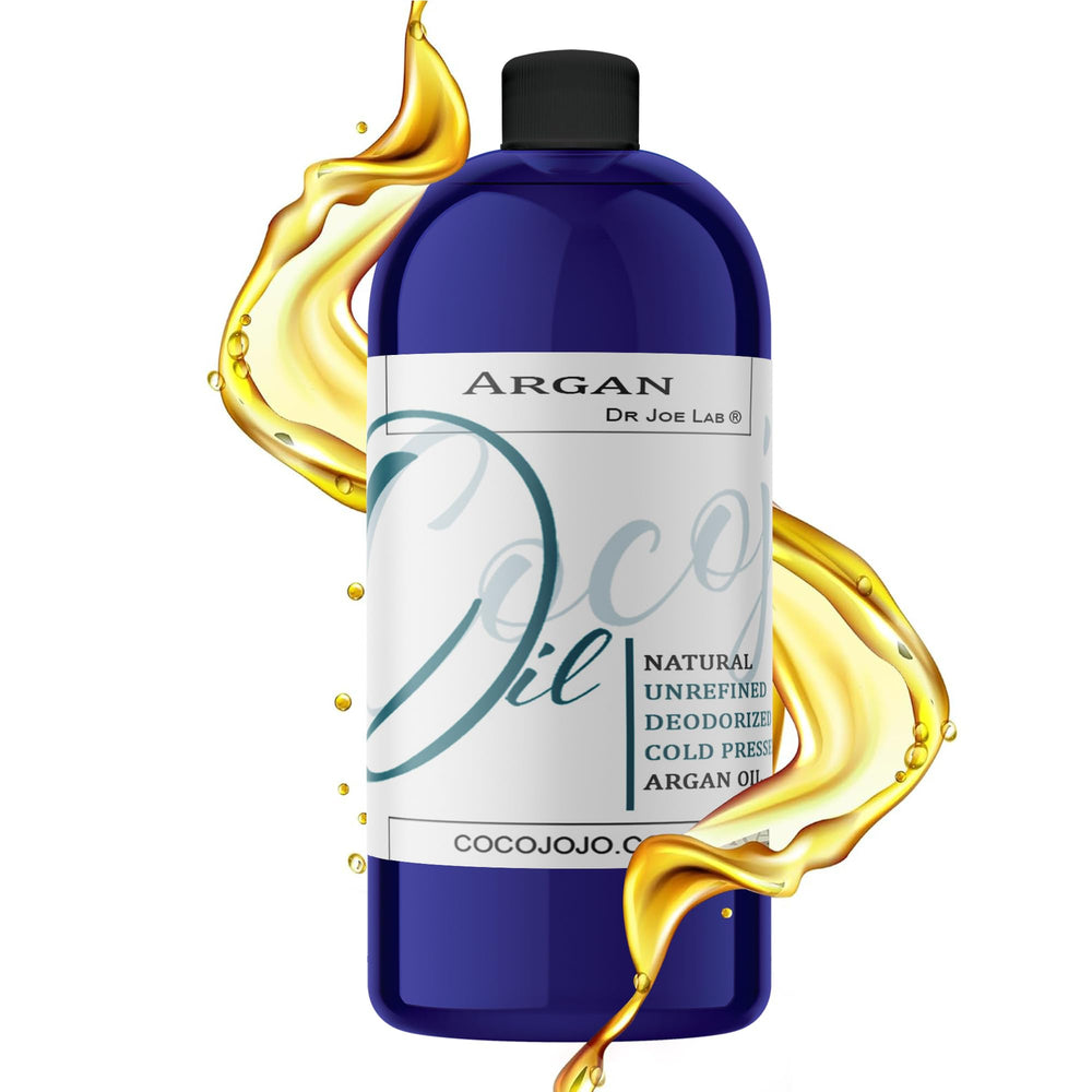 Cocojojo Argan Oil bottle for hair and skin nourishment.