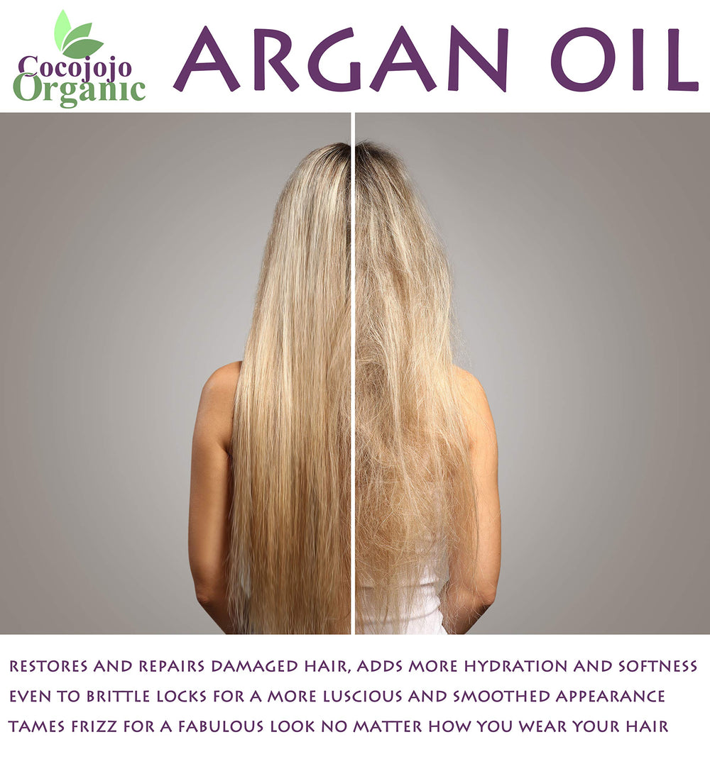 cocojojo Argan Oil unscented label indicates deodorized formula suited for fragrance-sensitive routines.