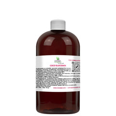 Cocojojo Coco Glucoside bottle showing plant-based cleansing for gentle skin care