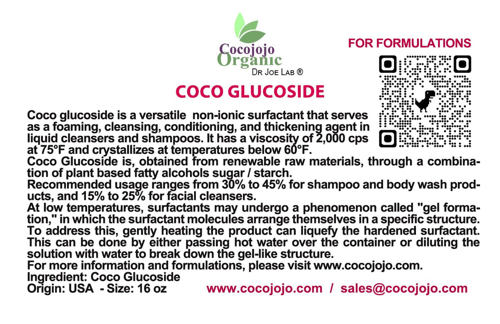 Cocojojo Coco Glucoside facial cleanser shot highlights mild, non-irritating formulation