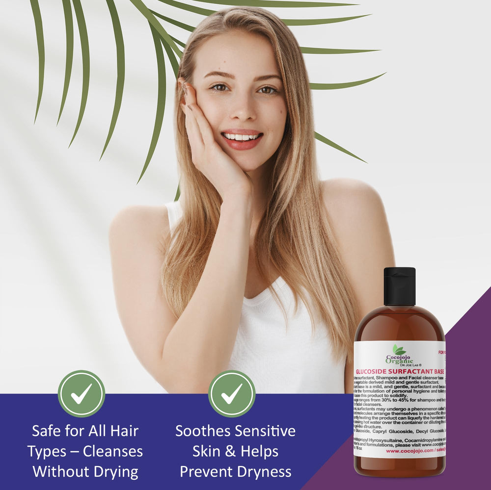 Cocojojo Coco Glucoside hand soap visual emphasizes skin-friendly cleansing