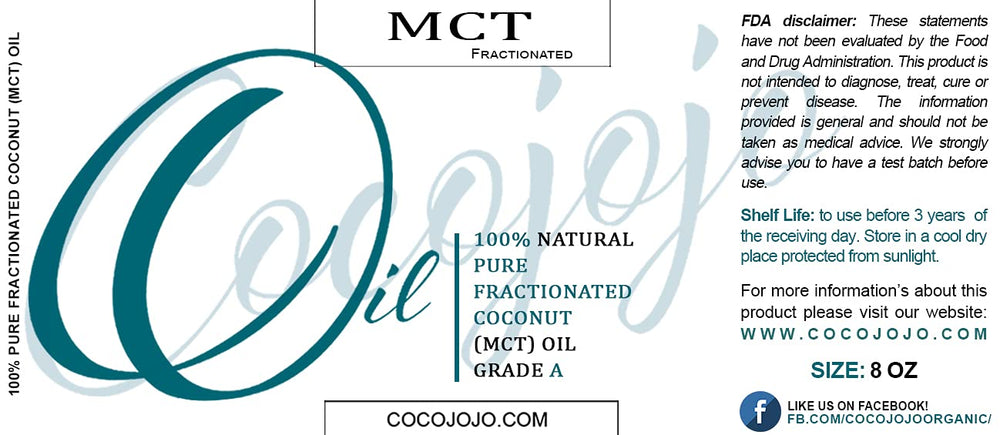 Cocojojo MCT oil pour shows liquid texture ideal for massage and hair care