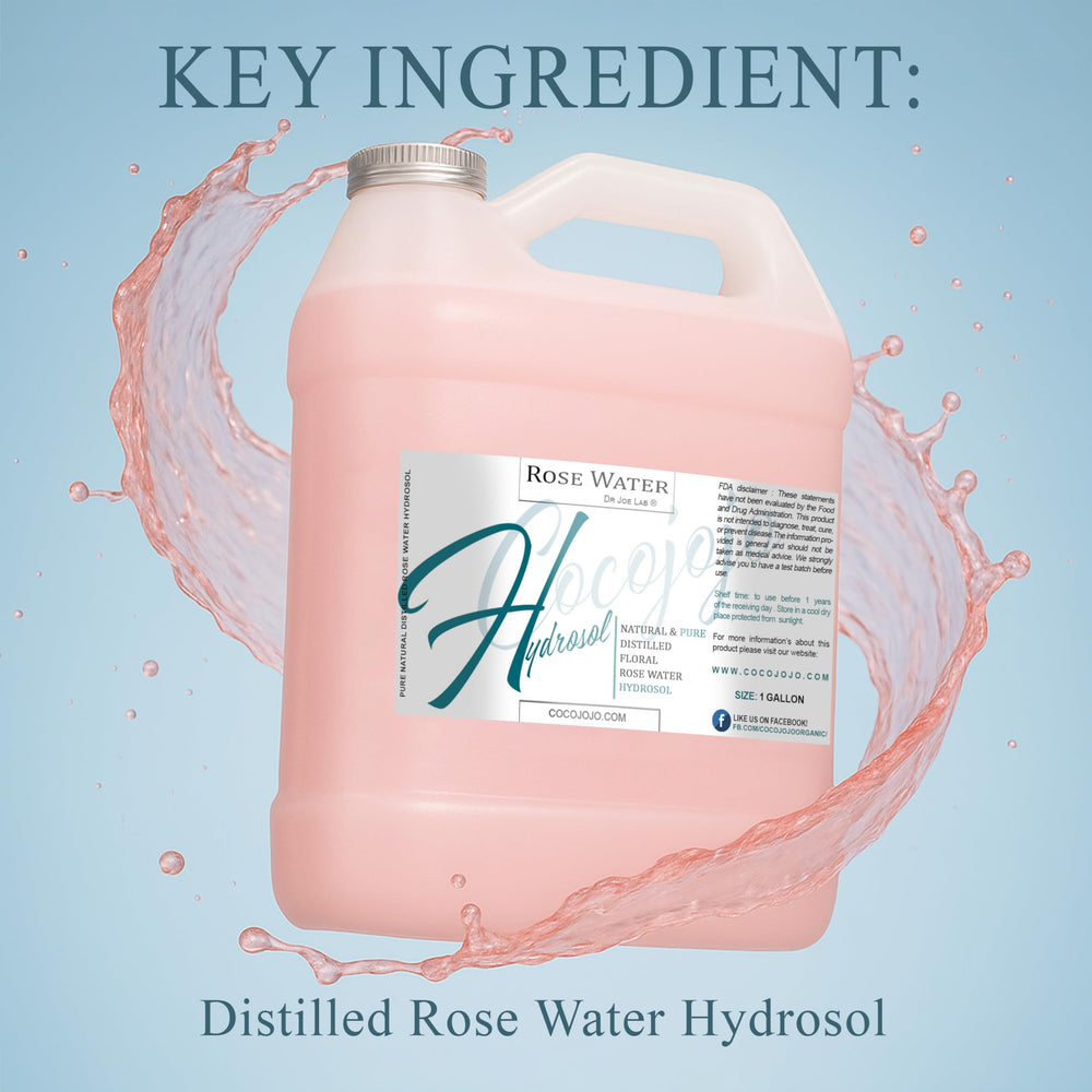 Cocojojo Rose Hydrosol spray mist delivers cooling and alcohol-free skin refresh