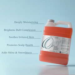 Cocojojo Rosehip Oil on the face during application for nourishment