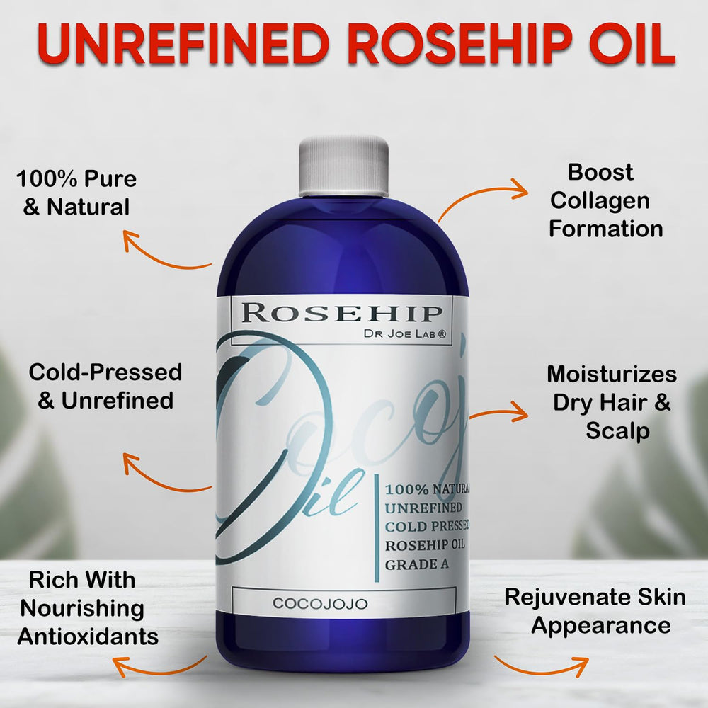 cocojojo Rosehip Oil ingredients highlight natural purity.