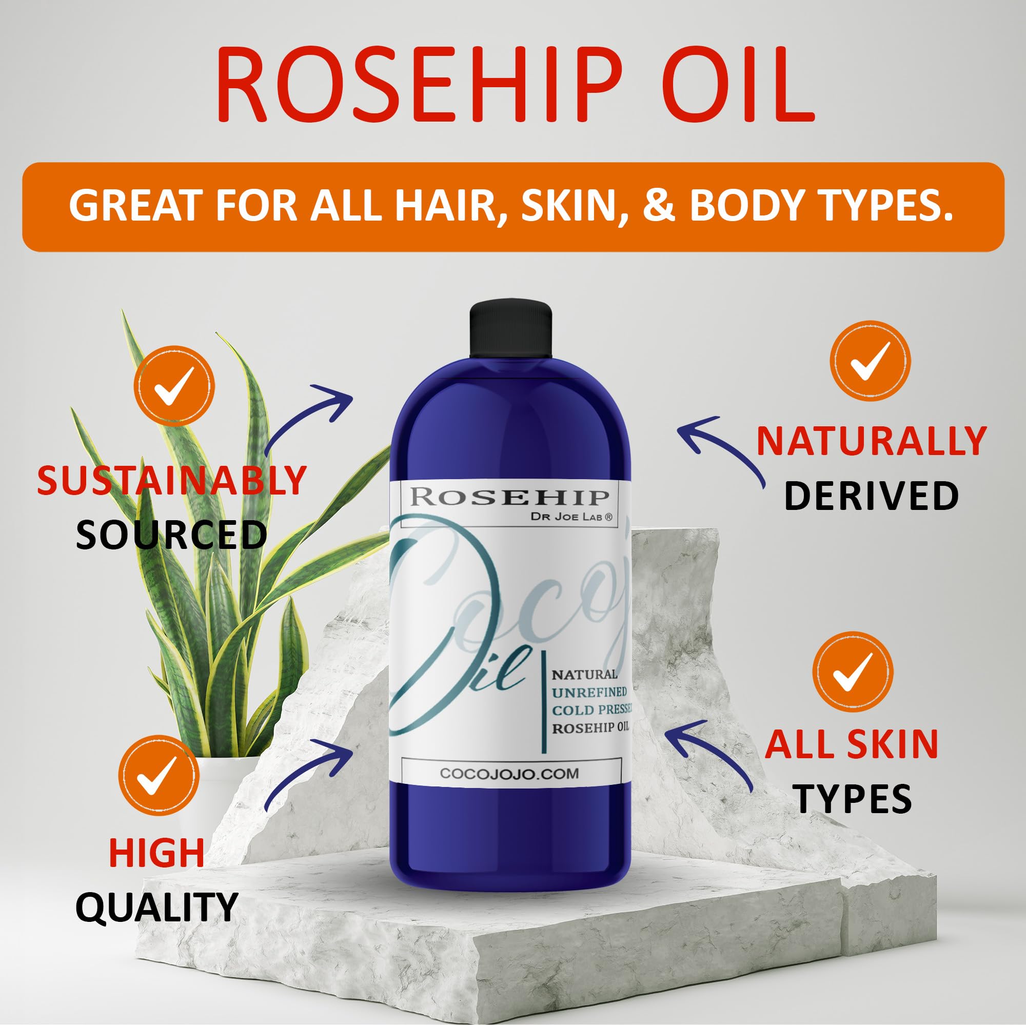 Cocojojo Rosehip Oil pour demonstrates easy nightly skincare routine.