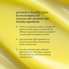 Cocokind Advanced Retinol Gel tri retinoid illustration shows multi speed action