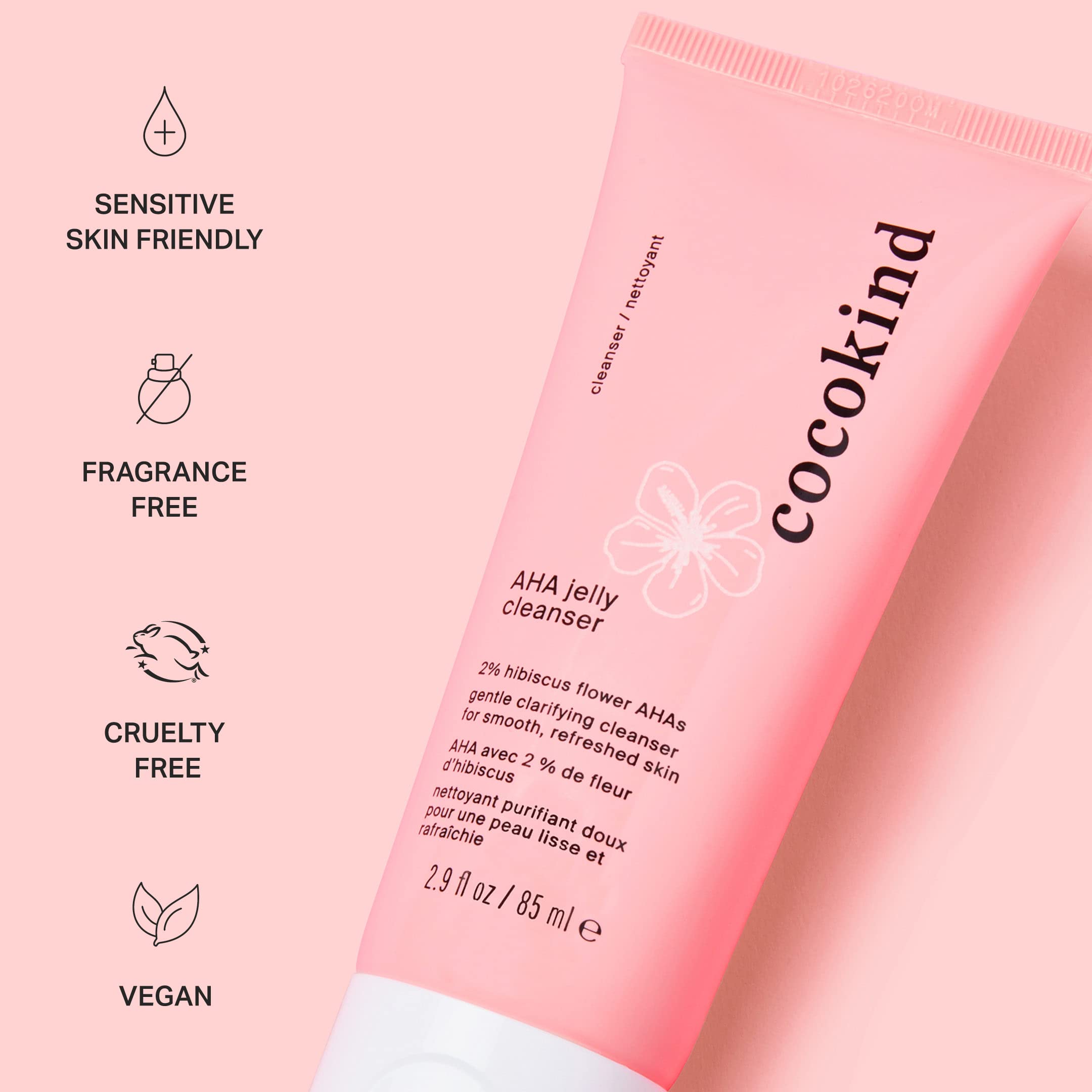 Packaging concept showing recyclable sugarcane tube and cap separation