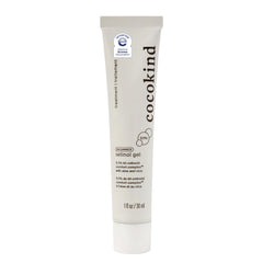 Cocokind Beginner Retinol Gel bottle showing gentle retinol for sensitive skin.