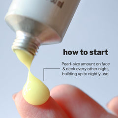 Cocokind Retinol Gel used in a nightly routine for balanced skin.