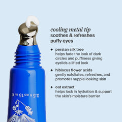 Cocokind eye cream under-eye contour application brightens and hydrates.